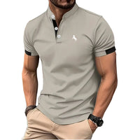 Men’s Slim Fit Polo Shirt Short Sleeve Casual