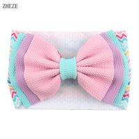 Cute 7" Double Layer Hair Bow Headband for Baby Girls