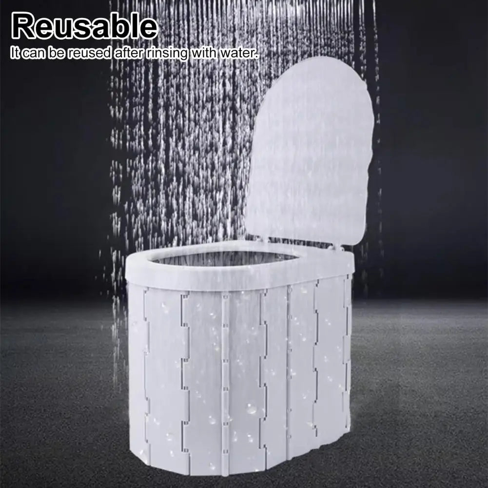 Portable Folding Camping Toilet – Wide Seat & High Load