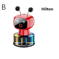 Smart Rechargeable Car Air Freshener,Automatic Aromatherapy Diffuser With Robotic Design,Auto-Spray&Ignition Sensing,Car Decor