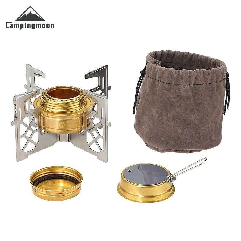 CAMPINGMOON Alcohol Stove Portable Outdoor Picnic Stove
