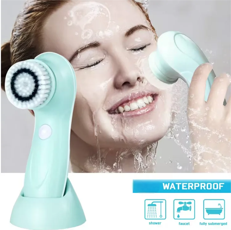 Electric Facial Cleansing Brush – Spin Exfoliating Cleanser