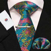 8cm Silk Men’s Tie Set with Pocket Square