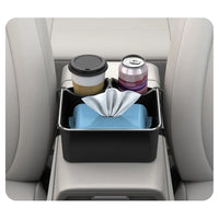 Car Seat Organizer with Cup Holders Storage Console