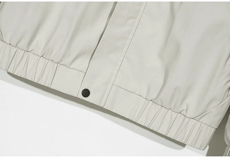 Men’s Autumn Stand Collar Jacket – Korean Style