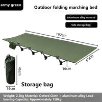 WANDERING TIME Camping bed, portable folding bed, camping travel backpack, hiking sleep bed, outdoor ultra-light small tent bed