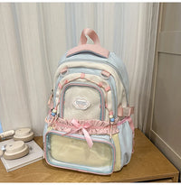 Large Capaci Children's School Bag Set for Girls Primary And Middle School Double oulder Bapa Sweet College Sle