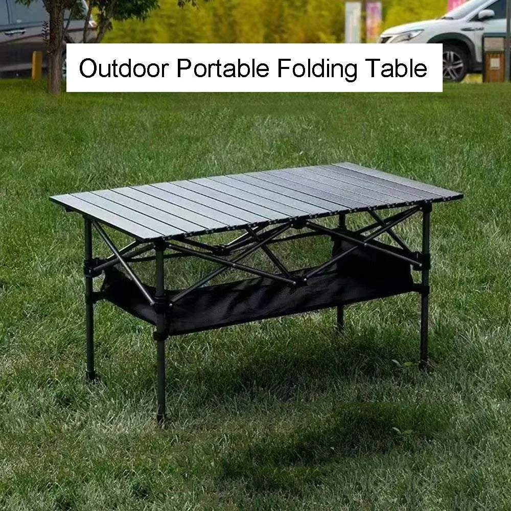 Portable Folding Camping Table for Outdoor BBQ & Picnic
