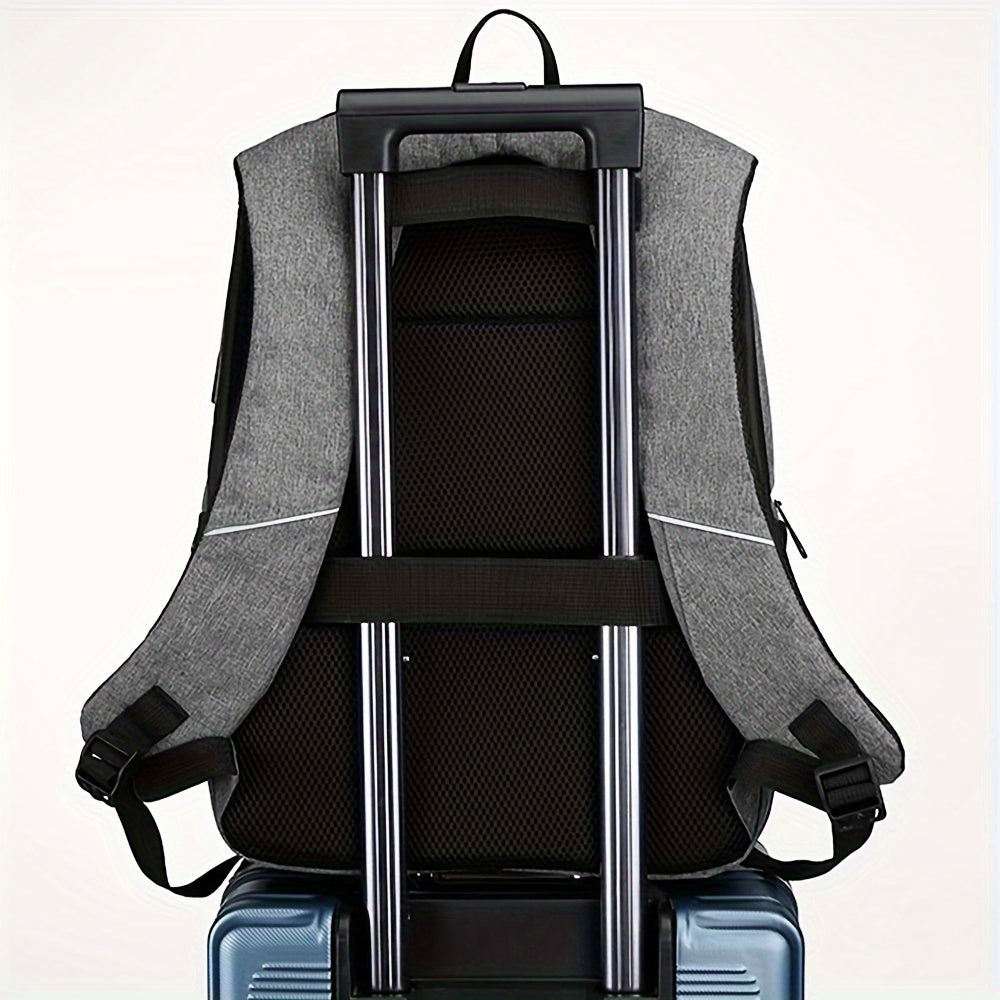 Men’s Anti-Theft Laptop Backpack Travel Business Bag