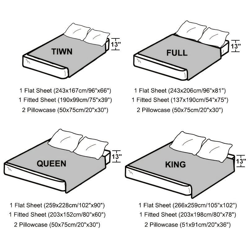 This 4pcs Satin Bed Sheet Set Includes One Fitted Sheet, One Flat Sheet, And Two Pillowcases Without Inserts. The Solid Color Showcases a Simple And Elegant Design That Never Goes Out of Style. Made from Polyester, The Fabric