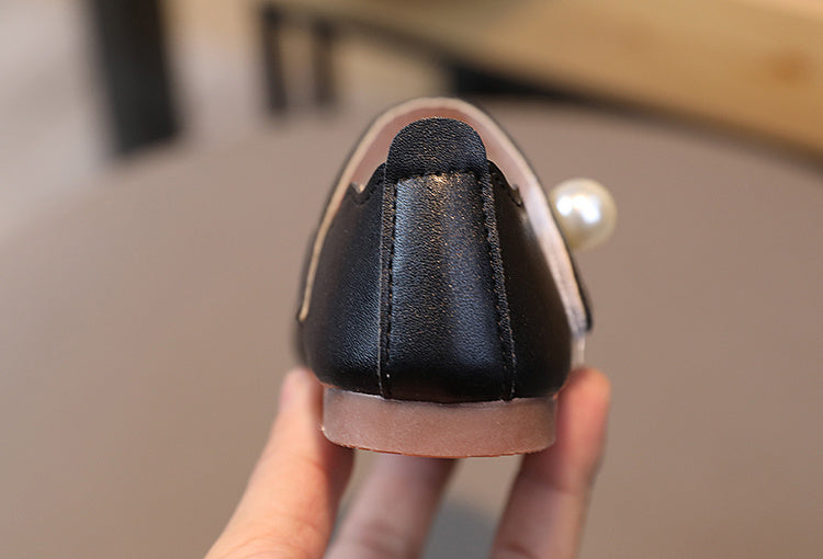 Infant Mary Jane Shoes with Soft Sole & Glitter Design