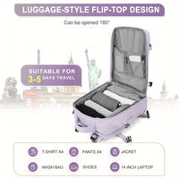 Large Capacity Travel Backpack with Shoe & Wet Pocket