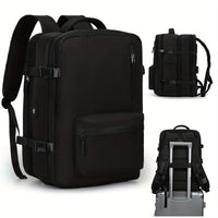 Large Capacity Travel Backpack with Shoe & Wet Pocket