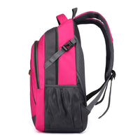 Bright Pink Sports Backpack Large Travel Bag for Women
