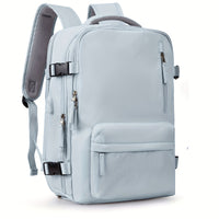 Large Capacity Travel Backpack with Shoe & Wet Pocket