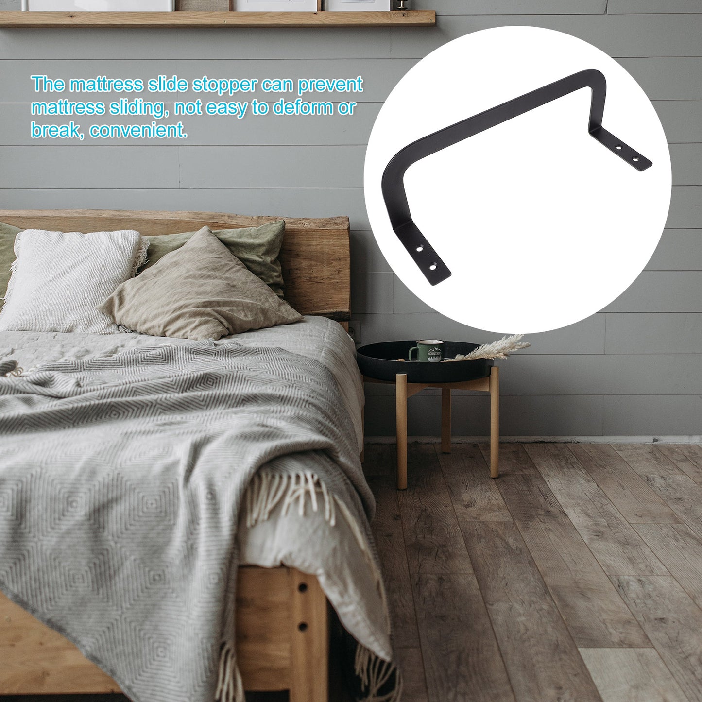 Adjustable Metal Mattress Slide Stopper Bed Stabilizer