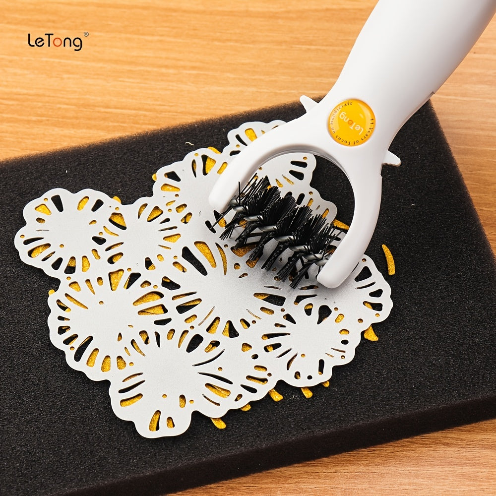 Letong 3-in-1 Die Brush Tool with Piercer & Scraper