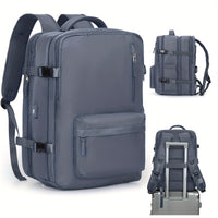 Large Capacity Travel Backpack with Shoe & Wet Pocket