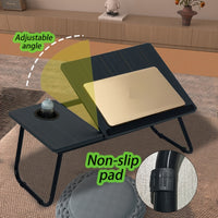 Foldable Adjustable Laptop Desk for Bed & Study