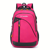 Bright Pink Sports Backpack Large Travel Bag for Women