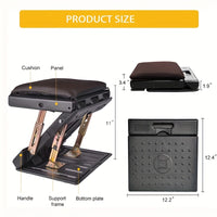 Ergonomic Adjustable Footrest – Height & Tilt