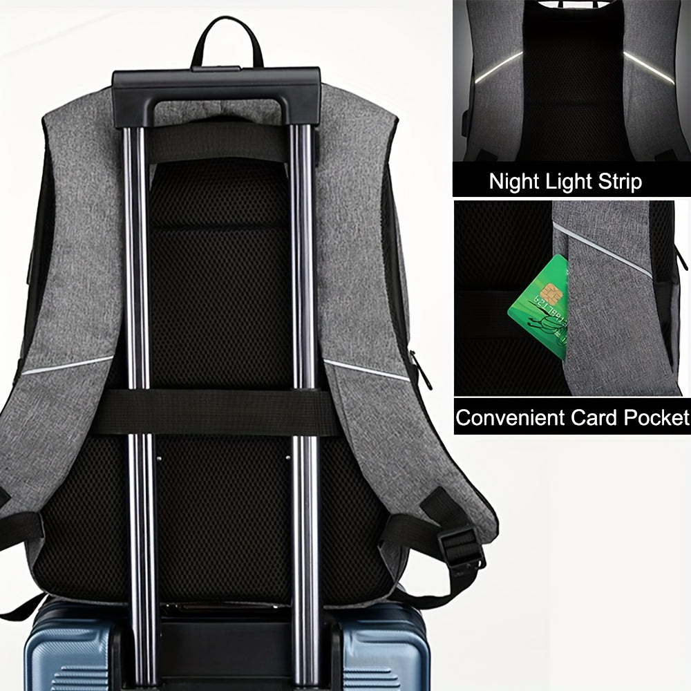 Men’s Anti-Theft Laptop Backpack Travel Business Bag