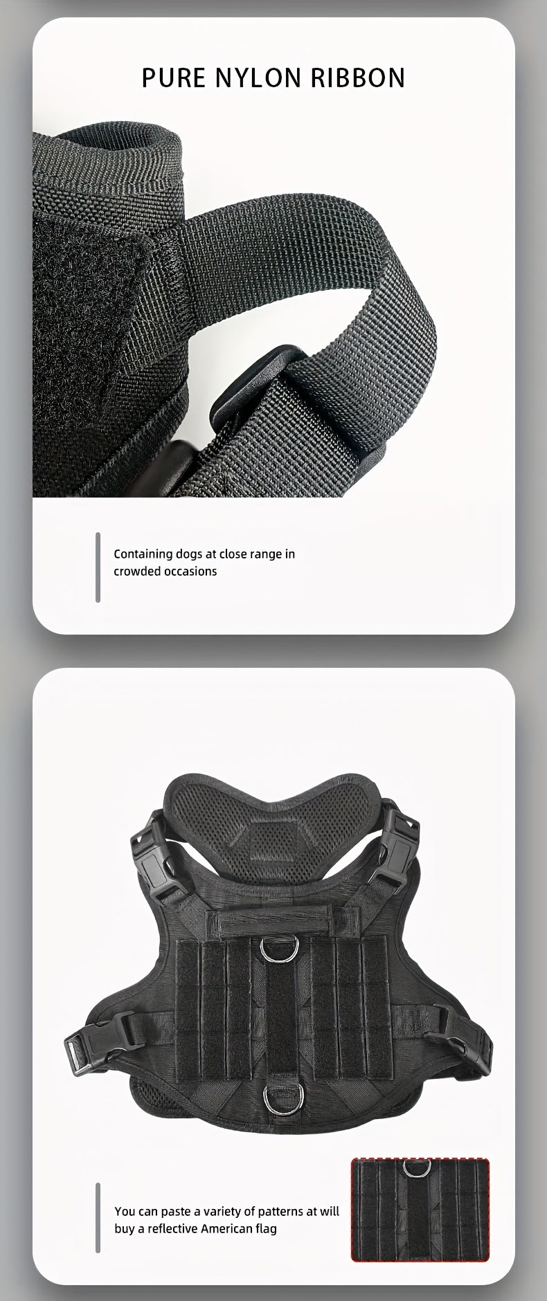 Heavy Duty Adjustable Dog Harness with Handle