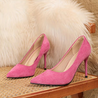 VIPMRSKING Women'S Stiletto Heels | Pointed Toe | Ultra-High Comfort Work Shoes | Soft Sole | Durable TPU Outsole | Flannel Upper | All-Season Elegance | Black, Work Shoes, High Heel Shoe