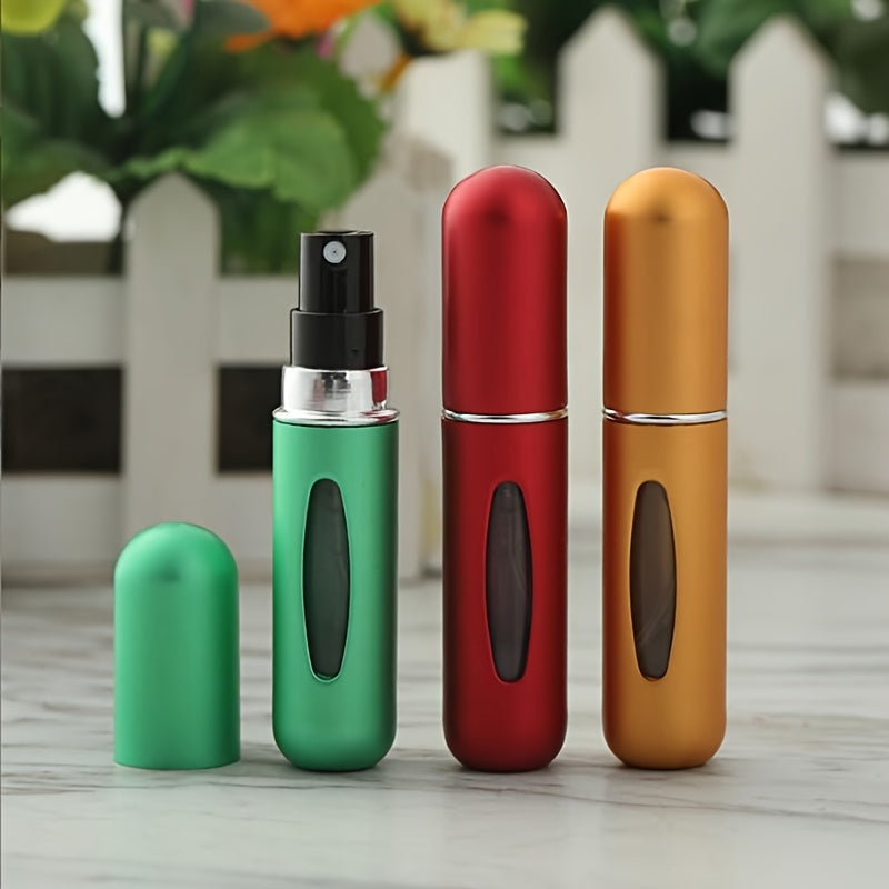 5ml Refillable Portable Perfume Spray Bottle - Mini Atomizer for Travel - Easy to Use and Convenient Cosmetic Pump Dispenser