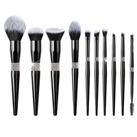 Makeup Brush Set – 10pcs Synthetic Nylon
