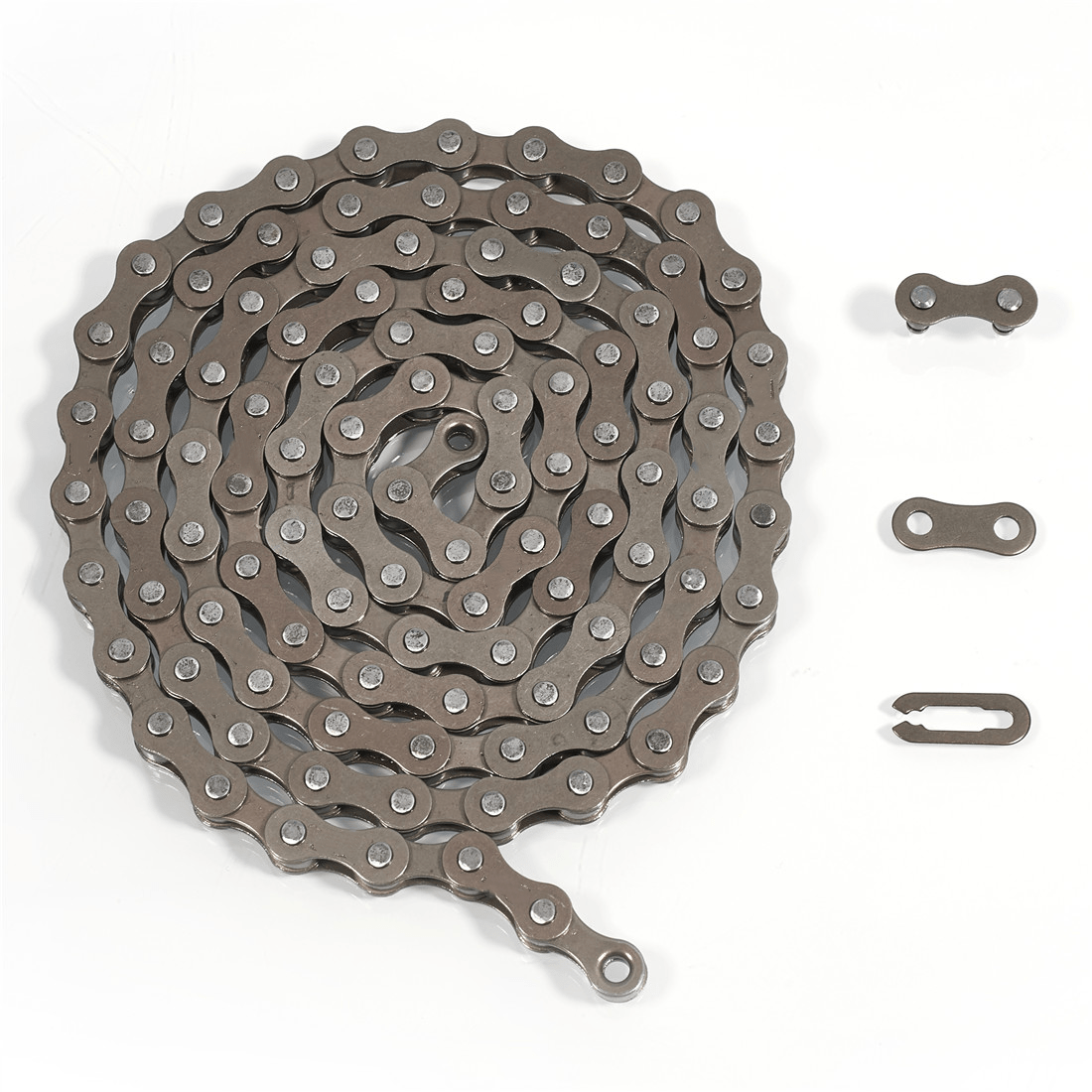 ZHIQIU High-Tensile Bike Chain - 104-Link Seamless System for Rust-Proof, Effortless Riding - Perfect 1/2 x 1/8 Size for Smooth, Quiet Journeys