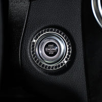 Zinc Alloy Ignition Button Cover with Sparkle Effect - "START STOP" Design, Plated, Easy Installation, Fits Most Vehicles, Ignition System Upgrade | Sparkling Button Cover | Glossy Finis
