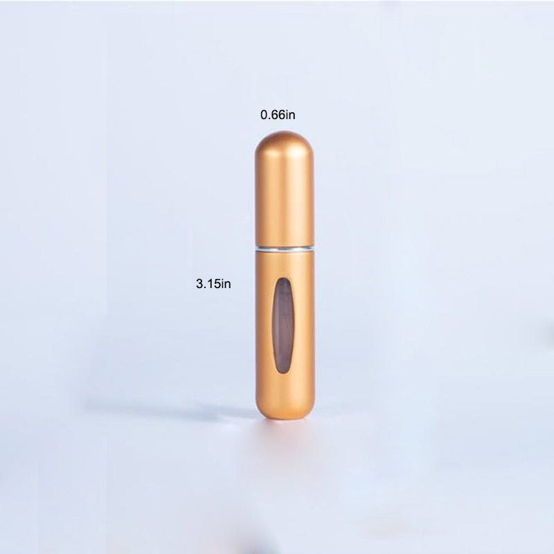 5ml Refillable Portable Perfume Spray Bottle - Mini Atomizer for Travel - Easy to Use and Convenient Cosmetic Pump Dispenser