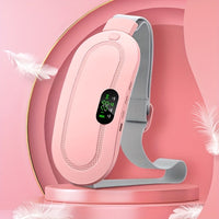 Portable Cordless Heating Pad, Menstrual Heating Pad, Heating Pad For Back With 3-Speed Temperature Adjustment And 4-Speed Massage Modes, Portable Electric Fast Heating Belly Wrap Belt For Women, Holiday Gift