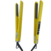 Professional Titanium Hair Straightener with Digital Display - Dual Voltage 110V-220V, 70W High-Power, Ergonomic Design & Adjustable Heat Settings for Men & Women, Hair Styling Tool, Sleek Styling Appliance, Adjustable Heat S