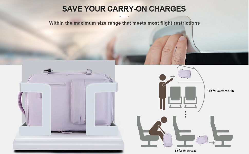 Large Capacity Travel Backpack with Shoe & Wet Pocket