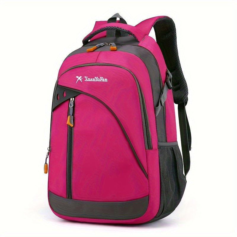 Bright Pink Sports Backpack Large Travel Bag for Women