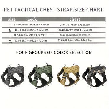 Heavy Duty Adjustable Dog Harness with Handle