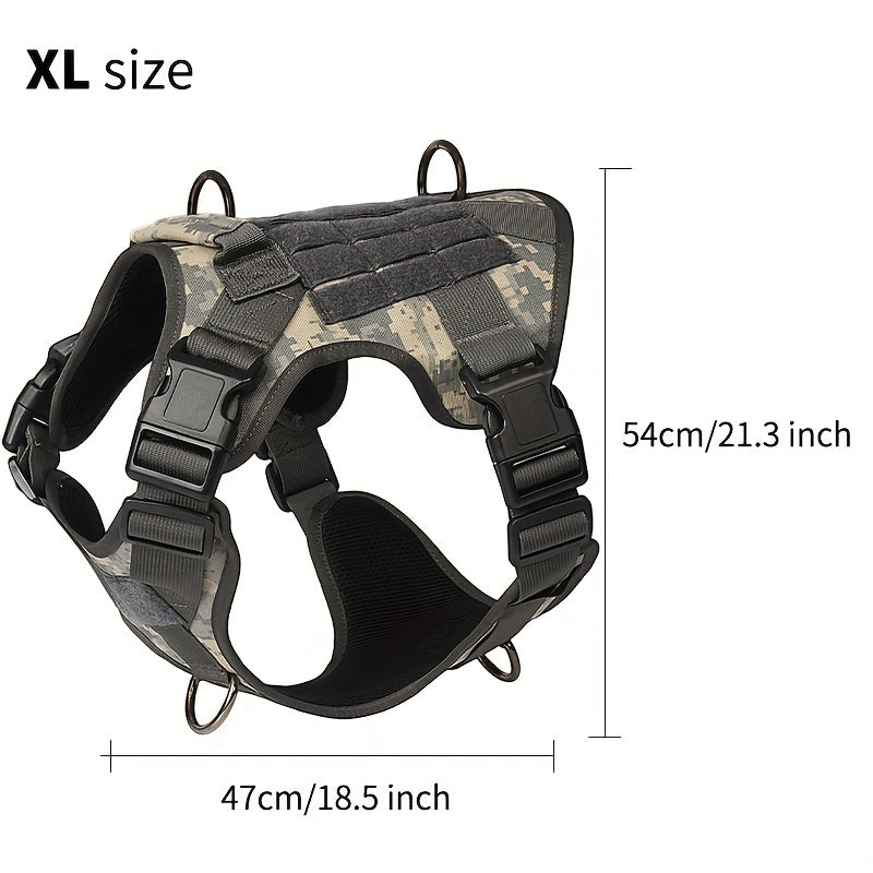 Heavy Duty Adjustable Dog Harness with Handle