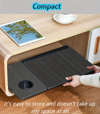 Foldable Adjustable Laptop Desk for Bed & Study